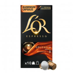 L'OR 10 CÁPSULAS CAFÉ COLOMBIA