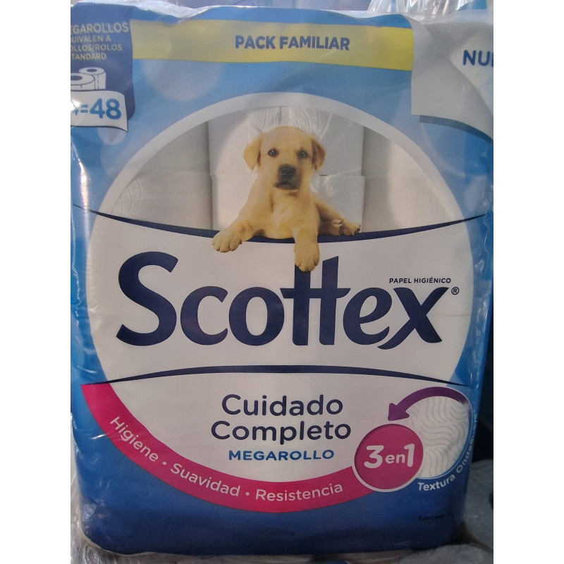 PAPEL SCOTTEX 24 MEGAROLLOS