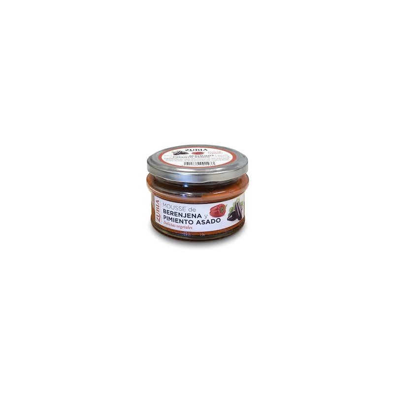 MOUSEE D´ALBERGÍNIA I PEBROT ROSTIT 130GR.