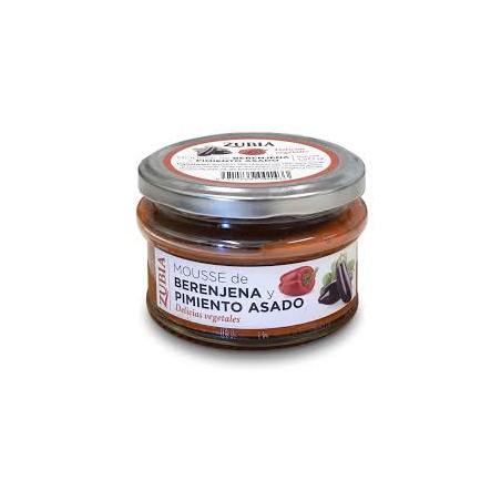 MOUSEE D´ALBERGÍNIA I PEBROT ROSTIT 130GR.