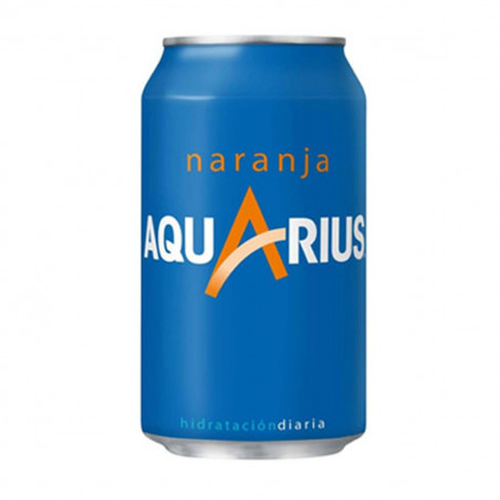 AQUARIUS NARANJA  PACK 24 LATAS